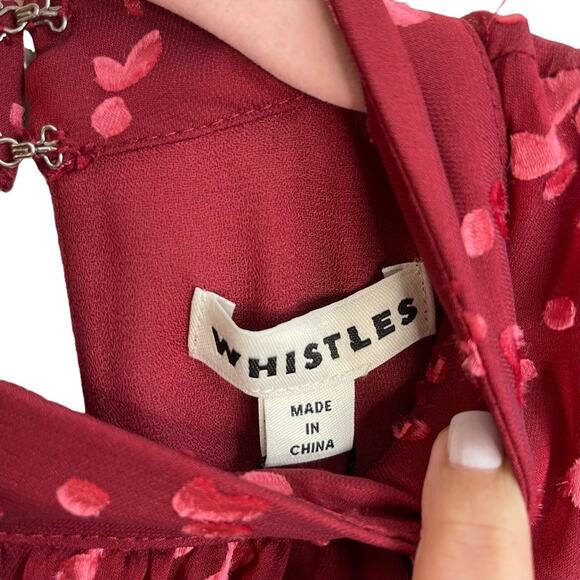 Whistles Falling Leaves Silk Dress NWT - Picture 9 of 15